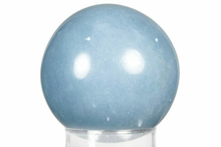 Polished Angelite (Blue Anhydrite) Sphere - India #359849